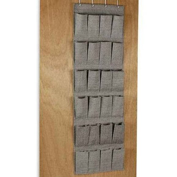 The Arrow Weave 24-Pocket Over-the-Door Shoe Organizer - Picture 1 of 2